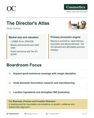 The Director’s Atlas — Cosmetics sector outlook, cover