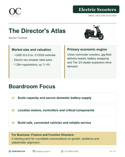 The Director’s Atlas — Electric Scooters sector outlook, cover