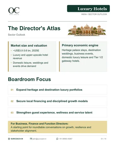 The Director’s Atlas — Luxury Hotels sector outlook, cover