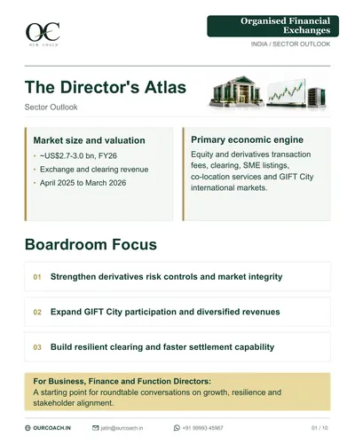 The Director’s Atlas — Organised Financial Exchange sector outlook, cover