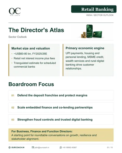 The Director’s Atlas — Retail Banking sector outlook, cover