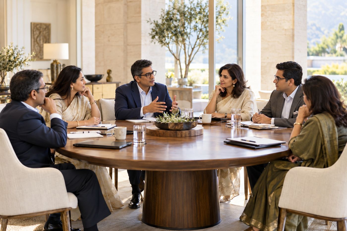 Sixteen Directors at the roundtable