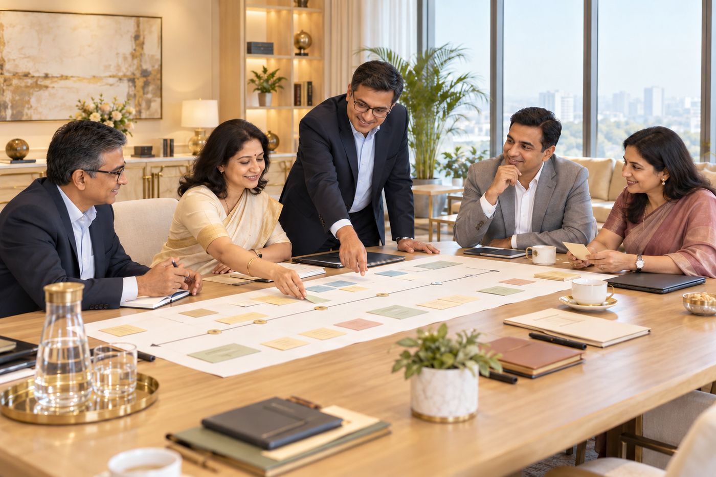 A workshop morning: opportunities sized against the numbers